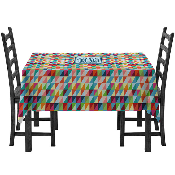 Custom Retro Triangles Tablecloth (Personalized)