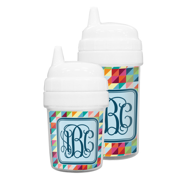Retro Triangles Sippy Cups