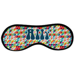 Retro Triangles Sleeping Eye Masks - Large (Personalized)