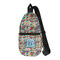 Retro Triangles Sling Bag - Front View