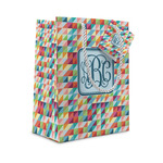 Retro Triangles Small Gift Bag (Personalized)