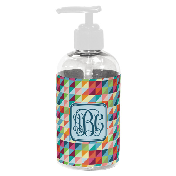 Retro Triangles Small Liquid Dispenser (8 oz) - White