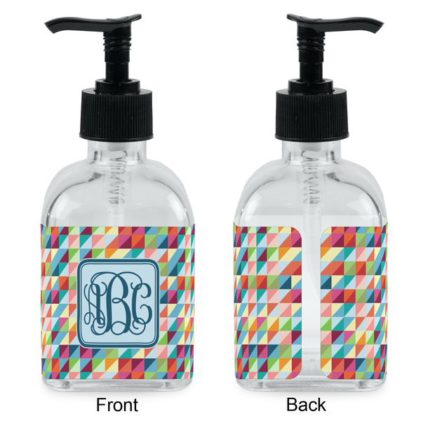 Retro Triangles Glass Soap/Lotion Dispenser - Approval