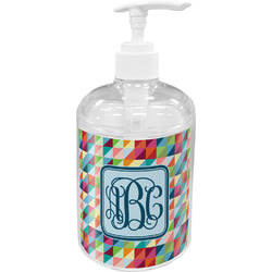 Retro Triangles Acrylic Soap & Lotion Bottle (Personalized)