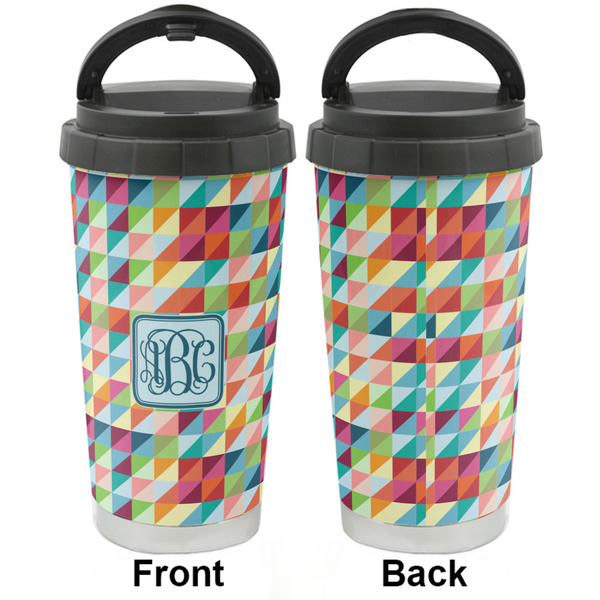 Retro Triangles Stainless Steel Travel Cup - Apvl