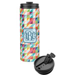 Retro Triangles Stainless Steel Skinny Tumbler (Personalized)
