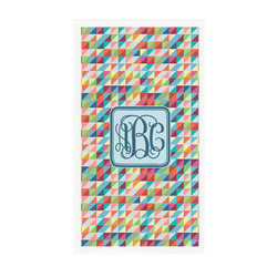 Retro Triangles Guest Towels - Full Color - Standard (Personalized)