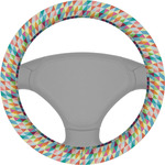 Retro Triangles Steering Wheel Cover (Personalized)
