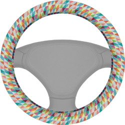 Retro Triangles Steering Wheel Cover