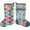 Retro Triangles Stocking - Double-Sided - Approval