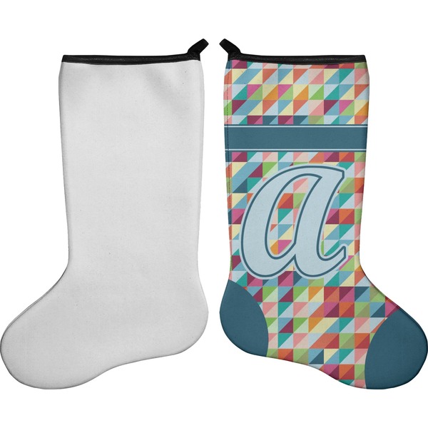 Retro Triangles Stocking - Single-Sided - Approval