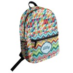 Retro Triangles Student Backpack (Personalized)