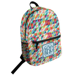Retro Triangles Student Backpack (Personalized)