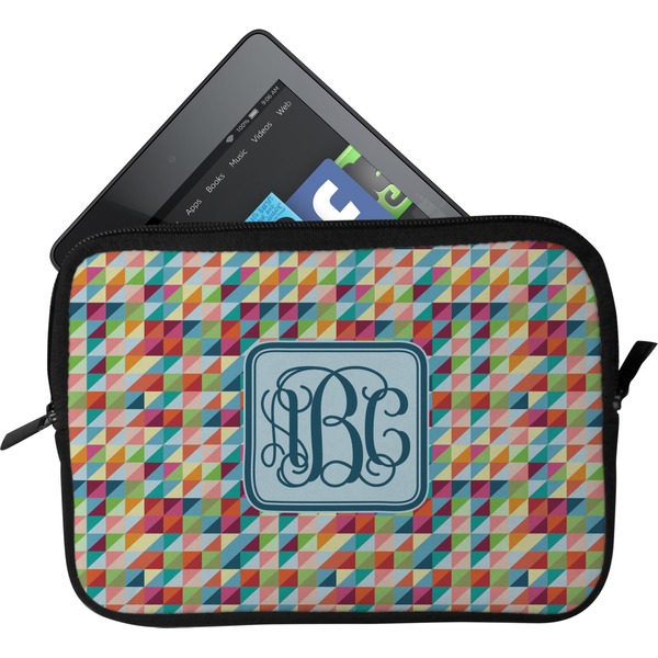 Custom Retro Triangles Tablet Case / Sleeve (Personalized)