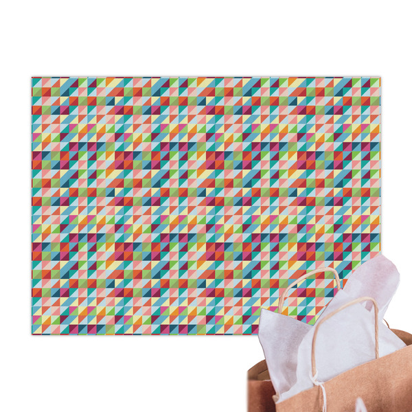 Retro Triangles Tissue Paper Sheets - Main