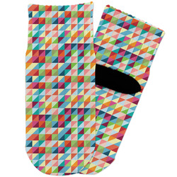 Retro Triangles Toddler Ankle Socks