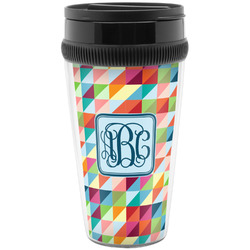 Retro Triangles Acrylic Travel Mug without Handle (Personalized)