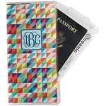 Retro Triangles Travel Document Holder