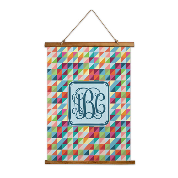 Custom Retro Triangles Wall Hanging Tapestry (Personalized)