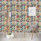 Retro Triangles Wallpaper & Surface Covering (Water Activated - Removable)