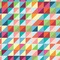 Retro Triangles Wallpaper & Surface Covering (Peel & Stick 24"x 24" Sample)