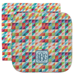 Retro Triangles Facecloth / Wash Cloth (Personalized)