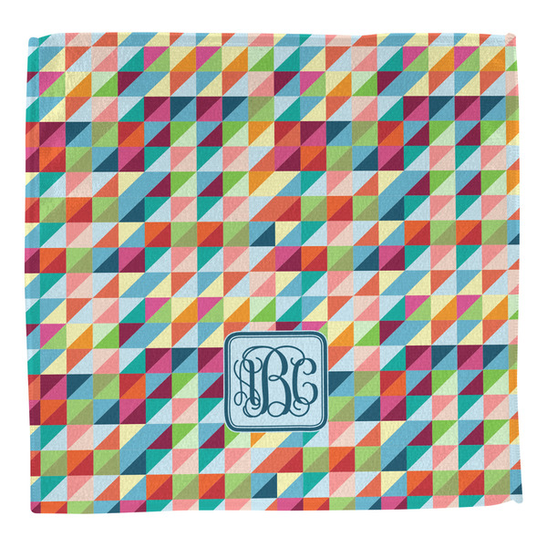 Retro Triangles Washcloth - Front - No Soap