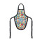 Retro Triangles Wine Bottle Apron - FRONT/APPROVAL