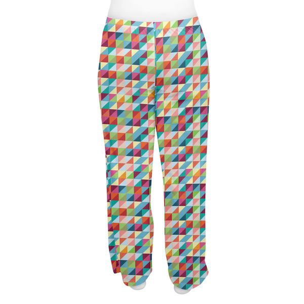 Retro Triangles Women's Pj on model - Back