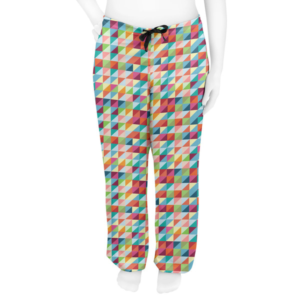Retro Triangles Women's Pj on model - Front