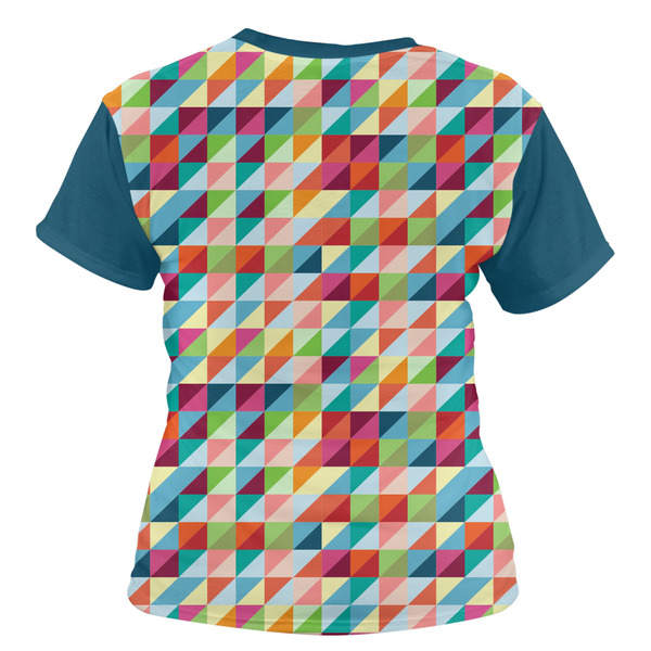 Retro Triangles Women's T-shirt Back
