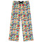 Retro Triangles Womens Pajama Pants