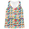 Retro Triangles Womens Racerback Tank Top - 2X Large