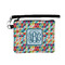 Retro Triangles Wristlet ID Case w/ Monogram