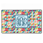 Retro Triangles XXL Gaming Mouse Pad - 24" x 14" (Personalized)