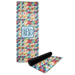 Retro Triangles Yoga Mat (Personalized)
