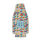 Retro Triangles Zipper Bottle Cooler (Personalized)