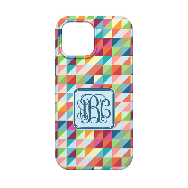 Retro Triangles iPhone 13 Mini Tough Case - Back