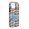 Retro Triangles iPhone Case - Rubber Lined - iPhone 13 Pro Max (Personalized)
