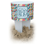 Retro Triangles Beach Spiker Drink Holder (Personalized)