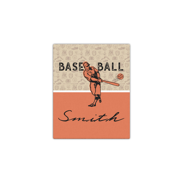 Retro Baseball 11x14 - Canvas Print - Front View