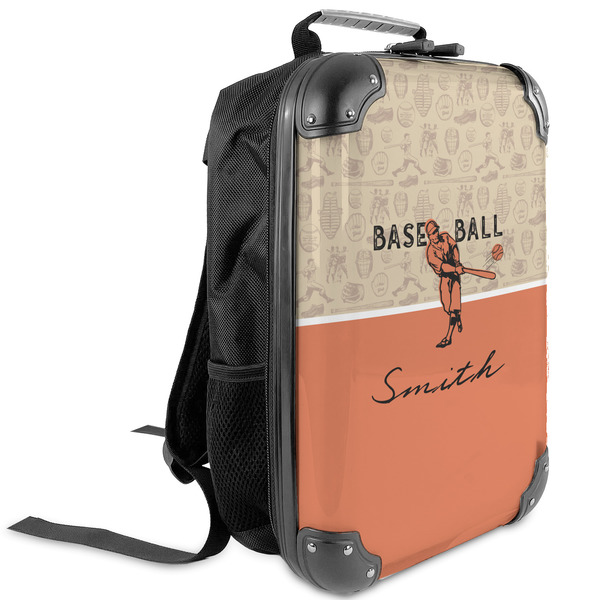 Custom Retro Baseball Kids Hard Shell Backpack (Personalized)