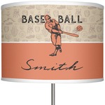 Retro Baseball 13" Drum Lamp Shade (Personalized)