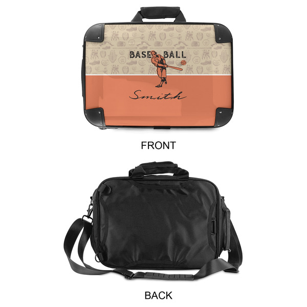 Retro Baseball 15" Hard Shell Briefcase - APPROVAL