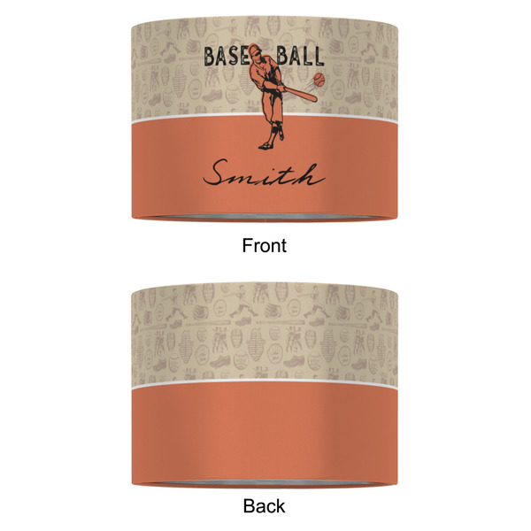 Retro Baseball 16" Drum Lampshade - APPROVAL (Fabric)