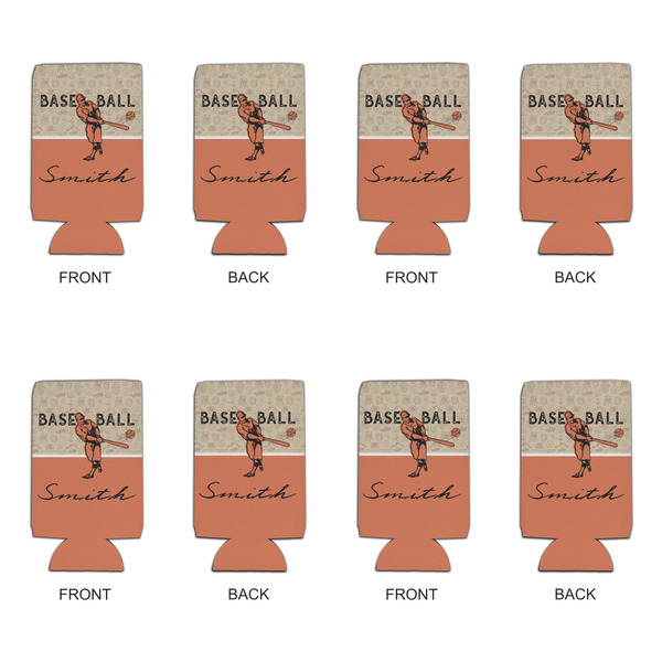 Retro Baseball 16oz Can Sleeve - Set of 4 - APPROVAL
