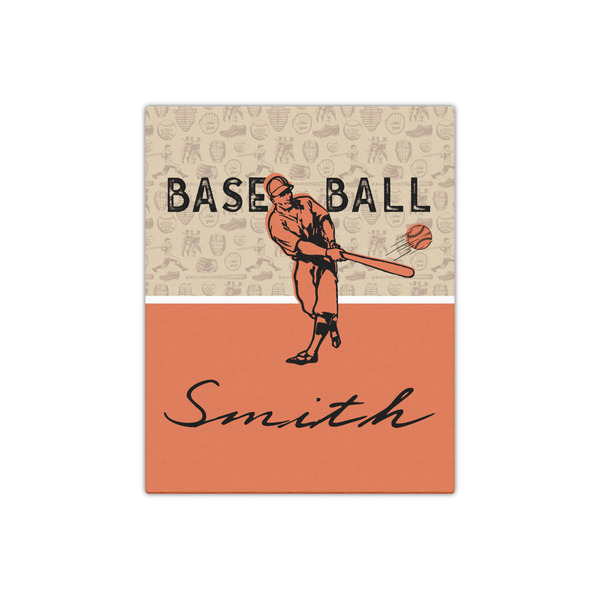 Retro Baseball 16x20 - Canvas Print - Front View