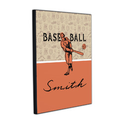 Retro Baseball Wood Prints (Personalized)