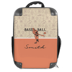 Retro Baseball 18" Hard Shell Backpack (Personalized)
