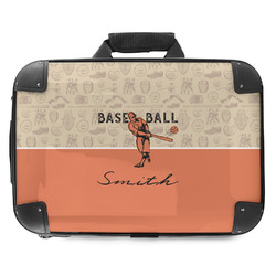 Retro Baseball Hard Shell Briefcase - 18" (Personalized)
